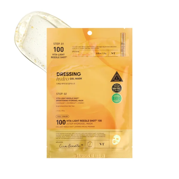 VT Cosmetics – Vita-Light Reedle Shot 100 2-Step Mask – 1EA