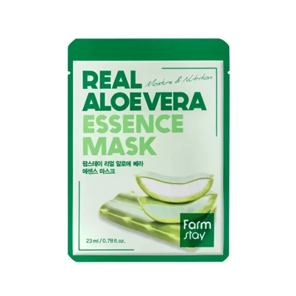 Farm Stay – Real Aloevera Essence Mask – 1p